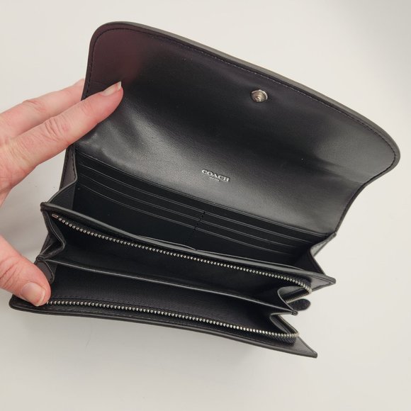 Coach Monogram Envelope Wallet - Picture 3 of 3